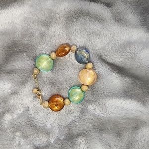 Glass bead vintage bracelet
